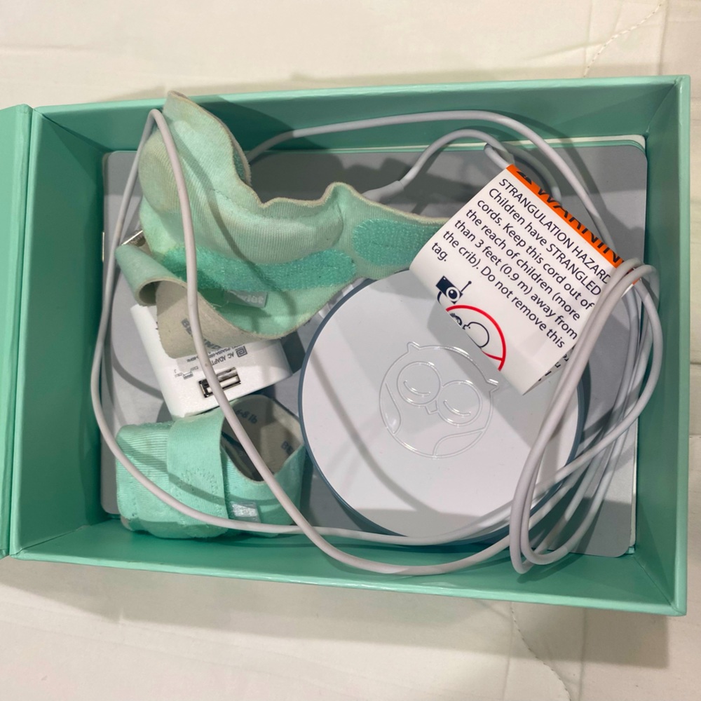 Owlet smart sock with base